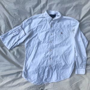 Ralph Lauren White Button-Up